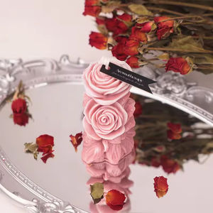 เทียนหอมกลิ่นกุหลาบในฝัน DIY ของขวัญภาพถ่ายส่วนตัว เทียนหอมจากถั่วเหลือง ชุดเทียนหอมหรูหรา ขายส่ง - Product Image 6