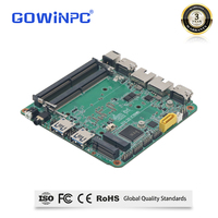 Carte mère industrielle DDR4 64 Go Intel i5-1235U i3-1215U i7-1355U i7-1255U Double LAN 2.5G Sortie vidéo Type-C M.2 NVMe 2280 OEM