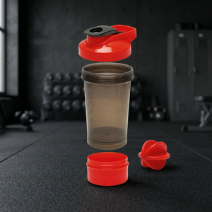 Plastic <b>Shaker</b> <b>Bottle</b> With Flip Lid Bpa Free 600ML For Gym Adults Direct Drinking Sports Design - Product Image 1