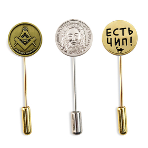 Broche de Metal Personalizado con Logotipo 3D para Regalos Corporativos, Pin de Esmalte con Palo Largo para Sombreros - Product Image 3