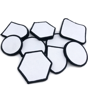Wholesale Sublimation Blank Patches Custom Heat Transfer Sublimation Patches Iron on Patches Blank