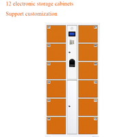 Scanner de codes à barres armoire de livraison de colis électrique écran tactile numérique intelligent stockage de colis en métal casier de sécurité Intelligent
