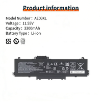 Batterie d'ordinateur portable AE03XL pour HP 240 250 255 G10 TPN-IB0R N20951-171 N21969-005 14-EP0353TU AE03XL TPN-DB1M