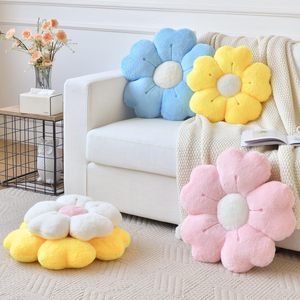Coussin de siège transfrontalier en peluche motif marguerite avec dossier à nœud, pour tatami et fenêtre, garni de coton PP - Product Image 6