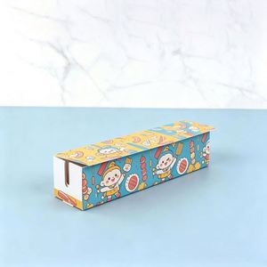 Boîte d'emballage alimentaire jetable écologique en carton ondulé pour corn dog, gaufres et bâtonnets, personnalisable, pour vente en gros - Product Image 3