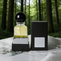Flacons de parfum en verre transparent 30ml 100ml à pompe pulvérisatrice, avec bouchon en option, pour crème visage, faux cils, fard à joues - Vente chaude