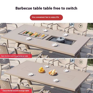 Table de barbecue au design moderne, expérience de barbecue de luxe, entretien facile, table de grill, solutions de grillades innovantes, ensemble de jardin unique - Product Image 3