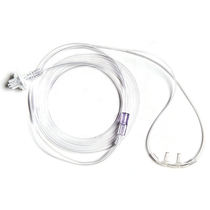 उच्च गुणवत्ता चिकित्सा ग्रेड पीवीसी डिस्पोजेबल नाक ऑक्सीजन प्रवेशनी वयस्क के साथ 2.0m ट्यूब लंबाई - Product Image 2