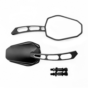 New <strong>E</strong>-<strong>mark</strong> Certified Universal Motorcycle <strong>Rear</strong> <strong>View</strong> Dual <strong>Mirror</strong> Set Adjustable HD Anti-Distortion Lens Aluminum Alloy M10/M8 - Product Image 6