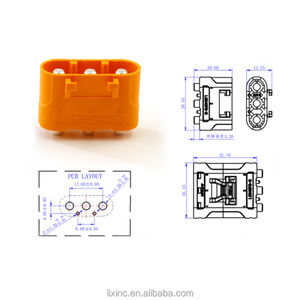 Conector de cable de <span class=keywords><strong>3</strong></span> pines macho hembra recientemente actualizado Amass de alta corriente LCC40PB Chapado en plata de <span class=keywords><strong>2</strong></span>. 0 <span class=keywords><strong>2</strong></span>. 1 <span class=keywords><strong>2</strong></span>. - Product Image 5