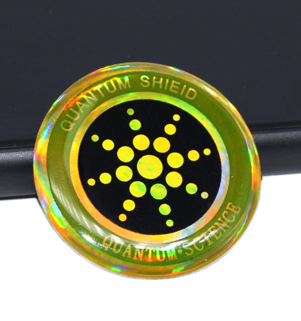 Sunflower Silicone Phone Sticker with Quantum Shield Anti-Radiation Waterproof EMF Blocker for Laptop and Mobile Devices