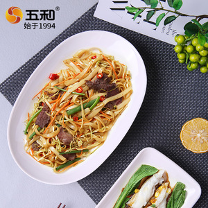 White Melamine Plates Rectangular Imitation Porcelain Dish For Party Hotel Meals - Product Image 4