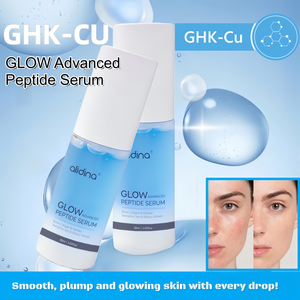 Suero Facial de Péptidos Avanzados GHK-CU <span class=keywords><strong>GLOW</strong></span> de Alta Pureza, Suero Facial Hidratante Antienvejecimiento, Cuidado de la Piel, Líquido Facial de Péptidos <span class=keywords><strong>G</strong></span> - Product Image 2