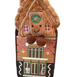 Poupée de Noël Jc, maison en pain d'épices, XINGX, biscuit en pain d'épices, homme en pain d'épices, arbre en biscuit de Noël, poupée en peluche, cadeau, cloche, ventilateur - Product Image 5