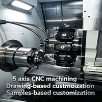 Pièces en aluminium, acier inoxydable et laiton, service de tournage CNC personnalisé à 5 axes, traitement de précision ±0,004 mm, pièces OEM