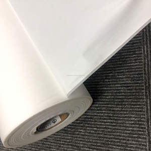 Anti estática blanca impermeable PE laminado SSS no tejido tela para traje de protección - Product Image 3