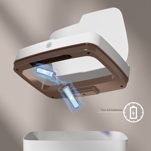 15L White Automatic <strong>Electronic</strong> Trash Can Smart Home Touchless Bathroom <strong>Garbage</strong> Bin with Narrow <strong>Sensor</strong> Plastic Office Use - Product Image 6