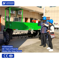 Machine de production de compost à faible coût pour engrais organique, acide humique et compost de fumier de vache