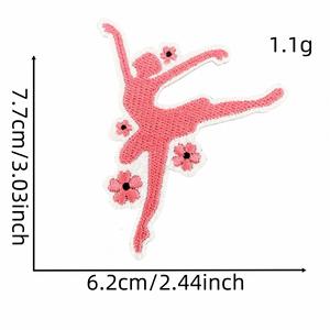 Parches Bordados Termoadhesivos de Bailarina con Diseño de Chica Bailando Ballet - Product Image 4