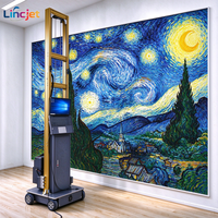 Imprimante murale UV couleur LINCJET LC-A2, machine d'impression murale numérique pour fresques murales colorées et décoration intérieure
