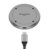 Kotak Penyimpanan Data SSD Magnetik M.2 NVME USB 3.1 Tipe-C 10Gbps Berkualitas Tinggi dengan Slot 2230 2242 untuk Ponsel