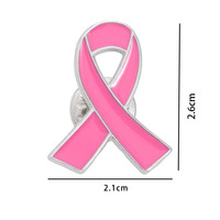 Broche de sensibilisation à la prévention du VIH en ruban noir, badge commémoratif en métal, accessoire élégant pour vêtements et revers