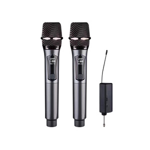 批发OEM TTD-M12双无线充电<span class=keywords><strong>HIFI</strong></span>高品质卡拉OK麦克风60dB信噪比家用KTV - Product Image 5