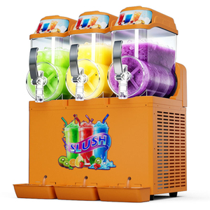Machine à boissons glacées Daiquiri Margarita de grande capacité 36L avec 3 réservoirs, machine à glace pilée pour restaurant, <span class=keywords><strong>bar</strong></span> à jus - Product Image 6