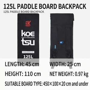 Sac à dos gonflable <span class=keywords><strong>KOETSU</strong></span> pour planche de surf, sac de rangement grande capacité à double bandoulière - Product Image 4