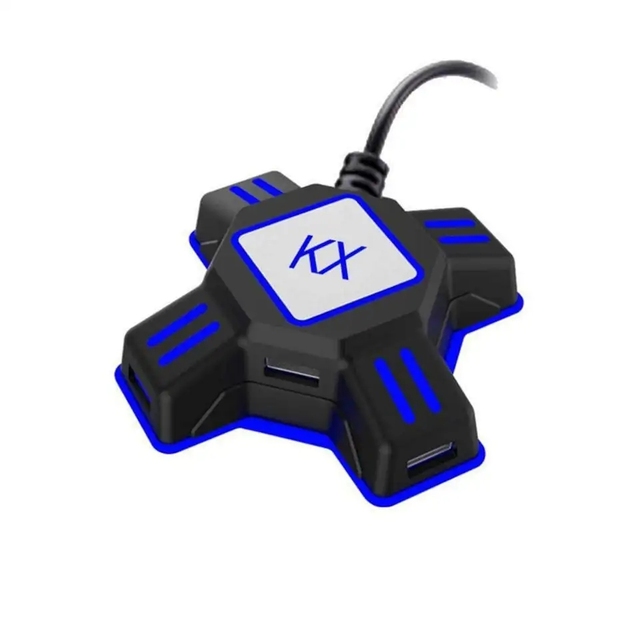 Keyboard Mouse Adapter for PS4 PS5 Controller KX USB Gamepad Adapter Converter for Xboxes One Switch Joystick