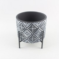 Offre Spéciale pot de fleur décoratif extérieur et intérieur nouveau modèle pot de plante éclater pots de fleurs émaillés