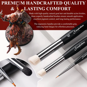 2025 nouveauté pinceaux professionnels à double extrémité pinceaux miniatures pour la peinture d'art - Product Image 3
