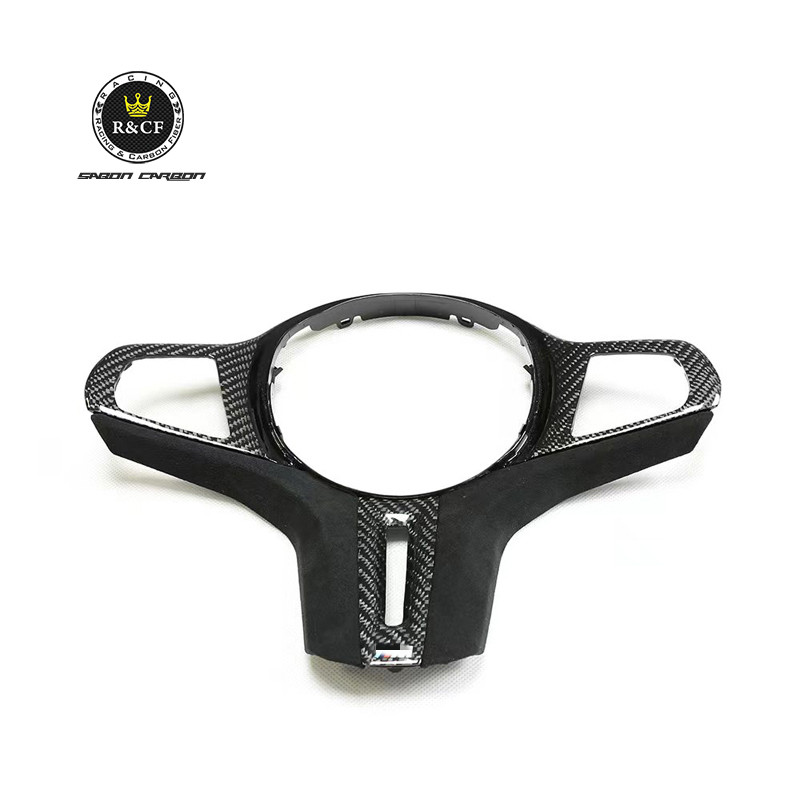 Чехол на руль автомобиля из углеродного волокна, подходит для BMW F97 F98 X3M X4M 2020 2021