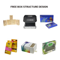 Boîte en carton ondulé personnalisée tendance, boîte en carton kraft blanc et noir, emballage en carton, papier ondulé renforcé
