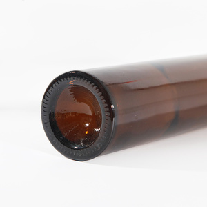 Moderna y Elegante Botella de Vino de Hielo Redonda y Alta de <span class=keywords><strong>375</strong></span> ml, Color Marrón Oscuro con Sello de Plástico, Botella de Champán - Product Image 4