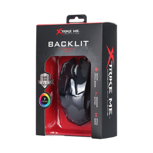 Souris de jeu filaire optique Xtrike Me GM-216, conception ergonomique, 7 couleurs - Product Image 3