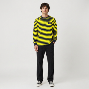 Chemises unisexes personnalisées à manches longues en gros, chemises thermiques à manches longues en jersey de qualité supérieure, vêtements et articles vestimentaires vintage - Product Image 1