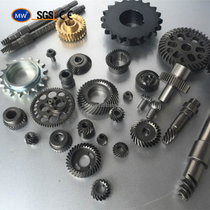 Tùy chỉnh <span class=keywords><strong>CNC</strong></span> gia công thép carbon nhỏ xoắn ốc Góc thẳng bánh răng côn với chế biến hobbing cho các bộ phận - Product Image 1