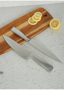Ensemble de 7 couteaux de cuisine à manche creux en acier inoxydable ultra-affûté avec bloc de rangement en acier inoxydable – Vente en gros - Product Image 6