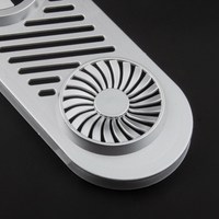 Boîte de ventilation de bureau en plastique pour trous, accessoire décoratif pour meubles, grille de ventilation pour boîtier d'ordinateur, refroidissement moderne