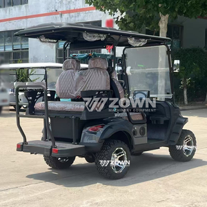 Vehículo de Golf Plegable de Alta Resistencia para Turismo con Cortinas Laterales, Amortiguadores y Chasis Reforzado para Transporte de Visitantes en Clubes y Estancias - Product Image 4