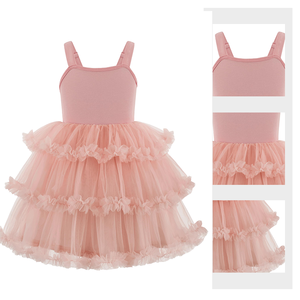 Vestido de <span class=keywords><strong>Fiesta</strong></span> 2026, Nuevo Vestido de Princesa a la Moda para Niña, Vestido Elegante con Tirantes y Cuello Redondo - Product Image 3