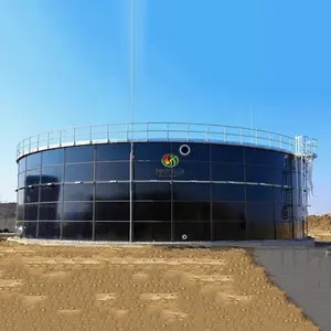 10000 cubic meters enamel sewage tanks for sale ph1-13 corrosion resistant enamel storage tank
