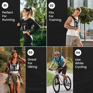 Adjustable Waistband Women Men Reflective Vest <b>Running</b> <b>Phone</b> Holder Vest <b>for</b> Camping - Product Image 6