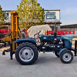 Foreuse mobile pneumatique DTH sur roues <span class=keywords><strong>pour</strong></span> puits d'eau, 200 m, <span class=keywords><strong>pour</strong></span> forage de puits, avec <span class=keywords><strong>pompe</strong></span> agricole - Product Image 6