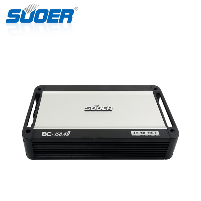 Suoer BC-150.4 Sound Quality Car Subwoofer Speakers Amplifier RMS 150W 4 Channels Car Amplifier Class D