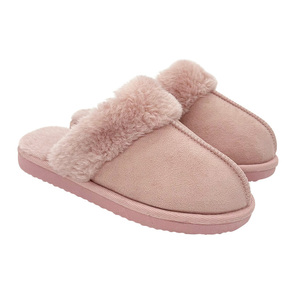 Comode <span class=keywords><strong>scarpe</strong></span> da camera da letto da donna con fodera calda in peluche e <span class=keywords><strong>suole</strong></span> da esterno per interni con pantofole in schiuma di memoria - Product Image 2