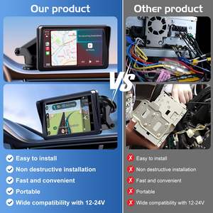 Sistema de Navegação Multimídia Portátil com Tela Touch de 7 Polegadas, Wireless Carplay e Android Auto - Product Image 4