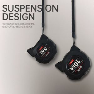 Cinta métrica <span class=keywords><strong>fluorescente</strong></span> autoblocante 5M 7,5 m 10m Cinta métrica digital gruesa anticaída con logotipo personalizado - Product Image 6