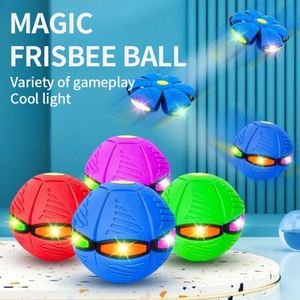 Flying Ufo Flat Throw Disc Ball Magic Ball Toy Kid Jardín al aire libre Juego de playa Bolas deportivas para niños - Product Image 5